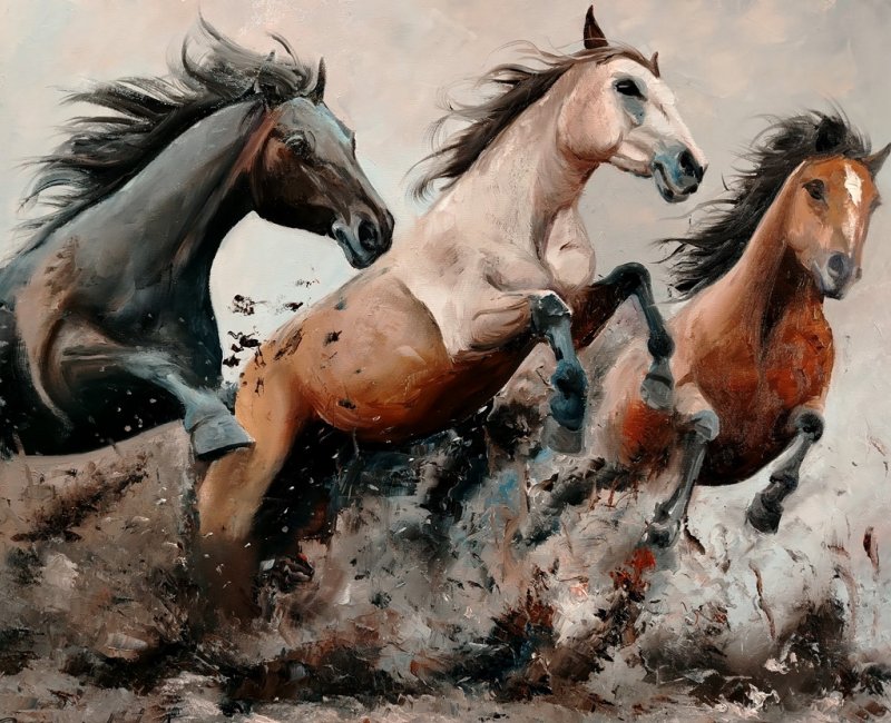 trojac, Painting Veselinović Slobodan