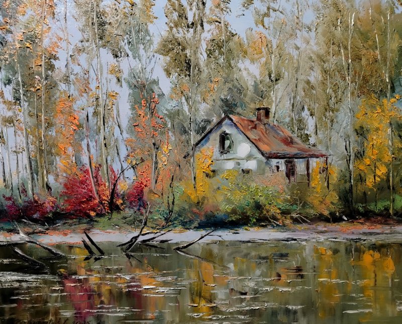 u oktobru, Painting Veselinović Slobodan