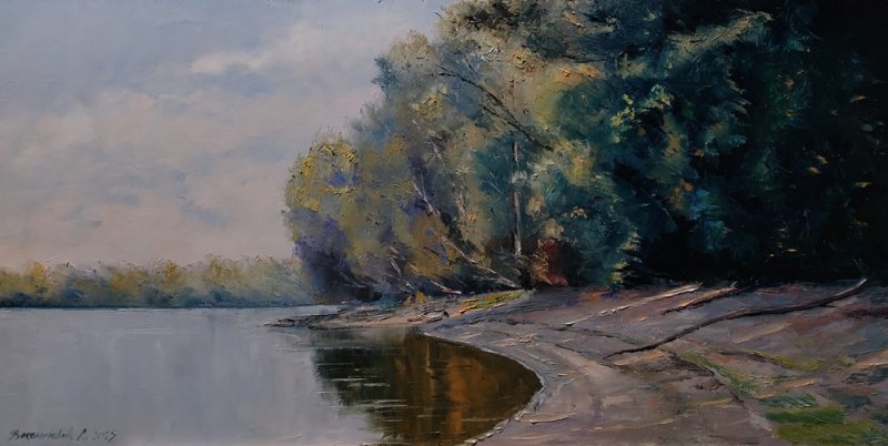dunav lavac, Painting Veselinović Slobodan
