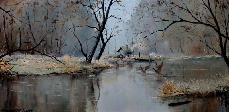tisina, Painting Veselinović Slobodan