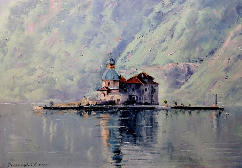gospa od skrpjela, Painting Veselinović Slobodan
