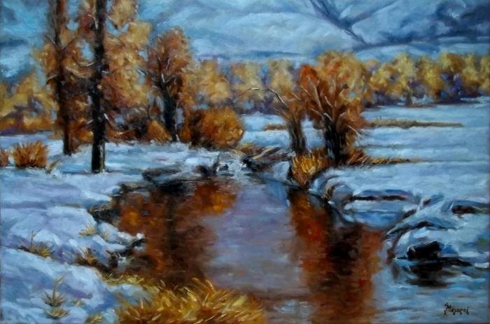 Winter 2, Painting Mesaroš Joži