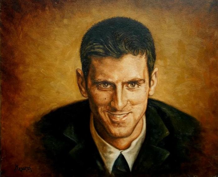 Portret Novak Djokovic, Slika Mesaroš Joži