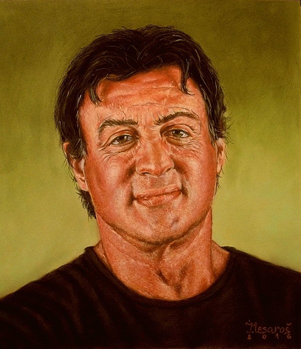 Sylvester Stallone, Slika Mesaroš Joži