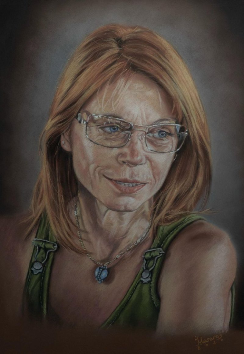 Portret` `Neda Arneric``, Slika Mesaroš Joži