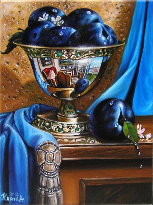Beauty of reflection, Painting Aleksandar Krstic