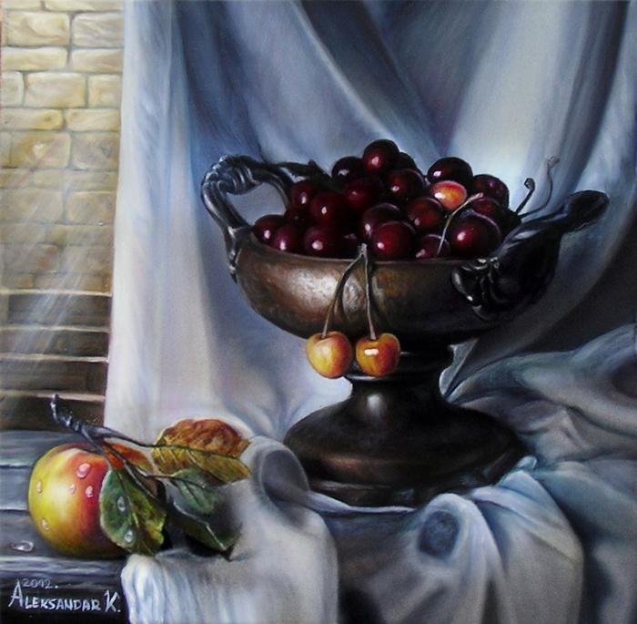 Cherry, Painting Aleksandar Krstic