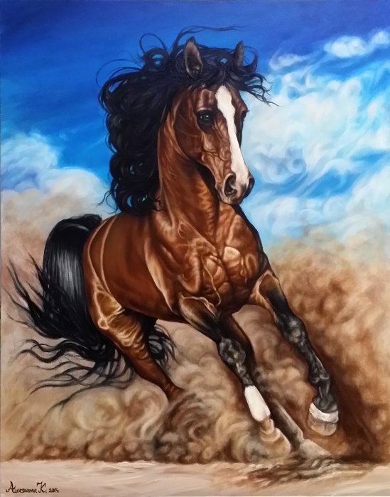 MUSTANG II, Painting Aleksandar Krstic