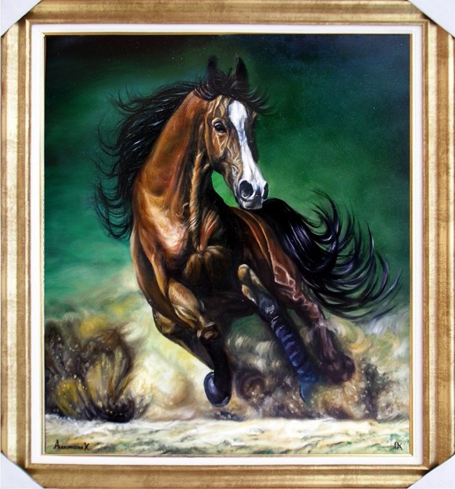 GALOP, Painting Aleksandar Krstic