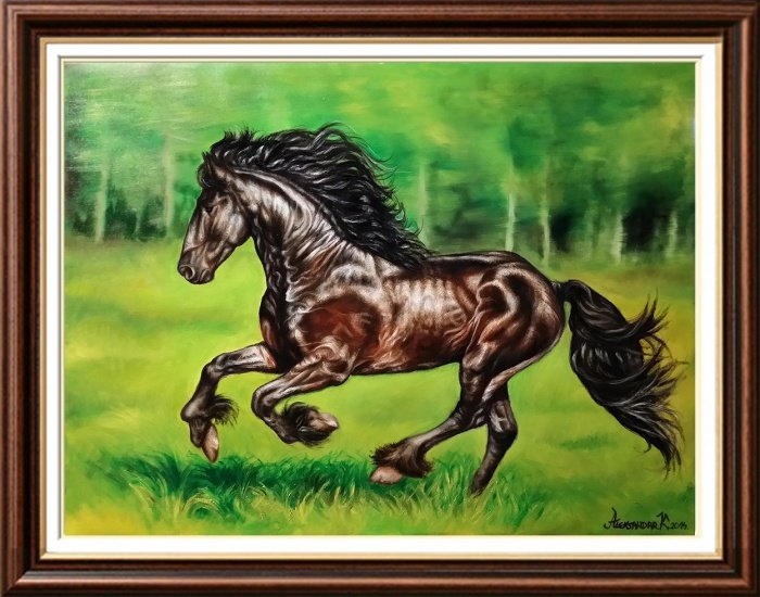 VETAR U GRIVI, Painting Aleksandar Krstic