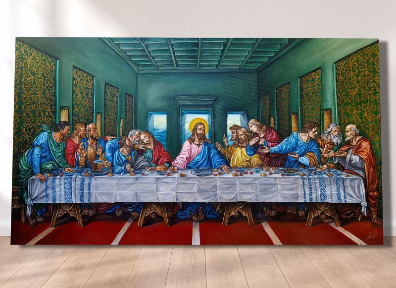 The last supper, Painting Aleksandar Krstic
