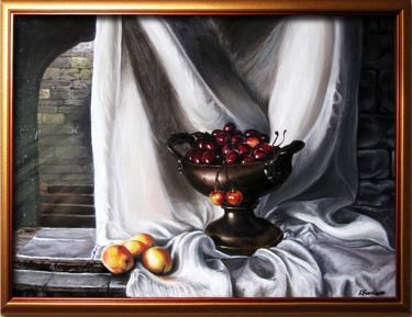Bowl with cherries