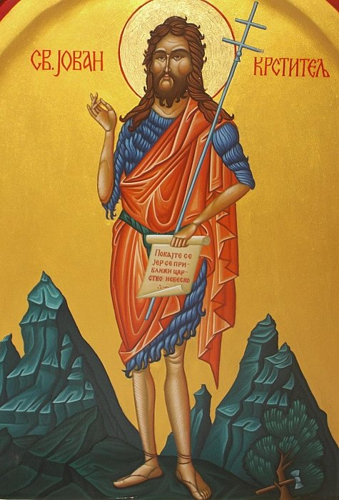 Sv.Jovan Krstitelj, Painting Jevtić Ljiljana