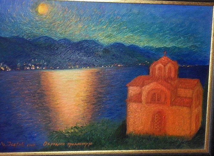 Ohridsko predvecerje, Slika Jevtić Ljiljana