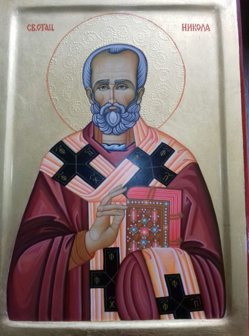 Sv. Nikola, Painting Jevtić Ljiljana