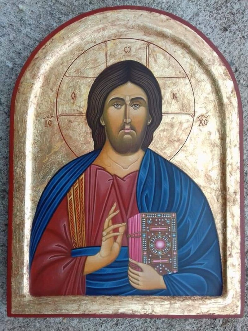 Gospod Isus Hrist, Painting Jevtić Ljiljana
