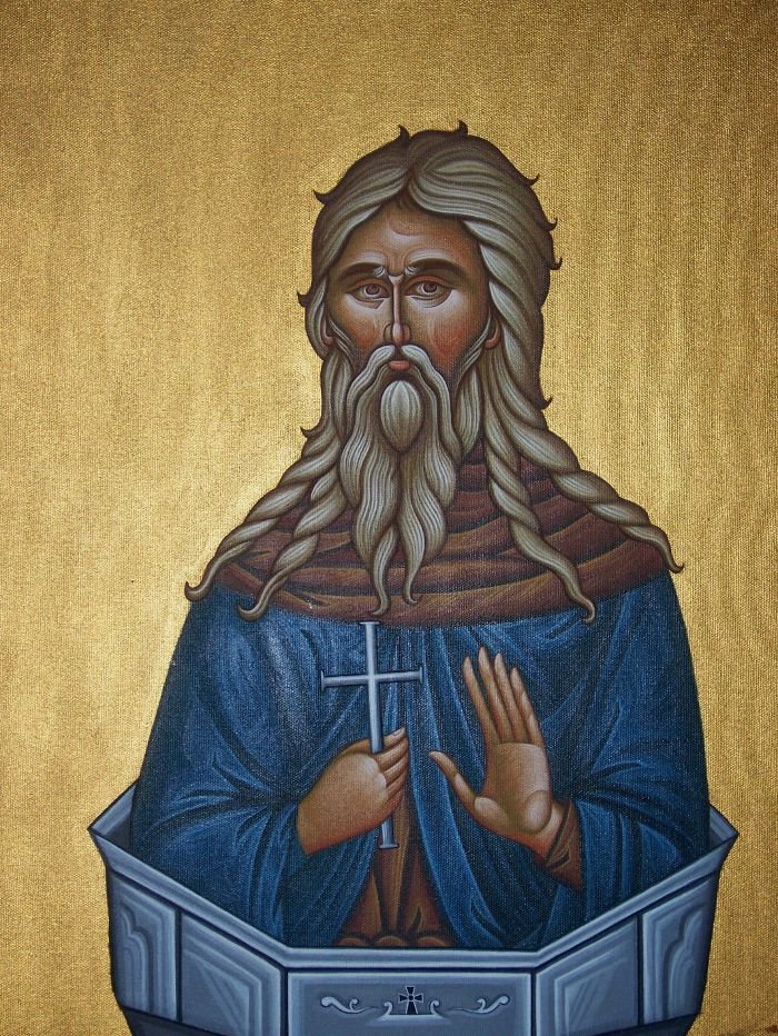 Sveti Alimpije, Painting Jevtić Ljiljana